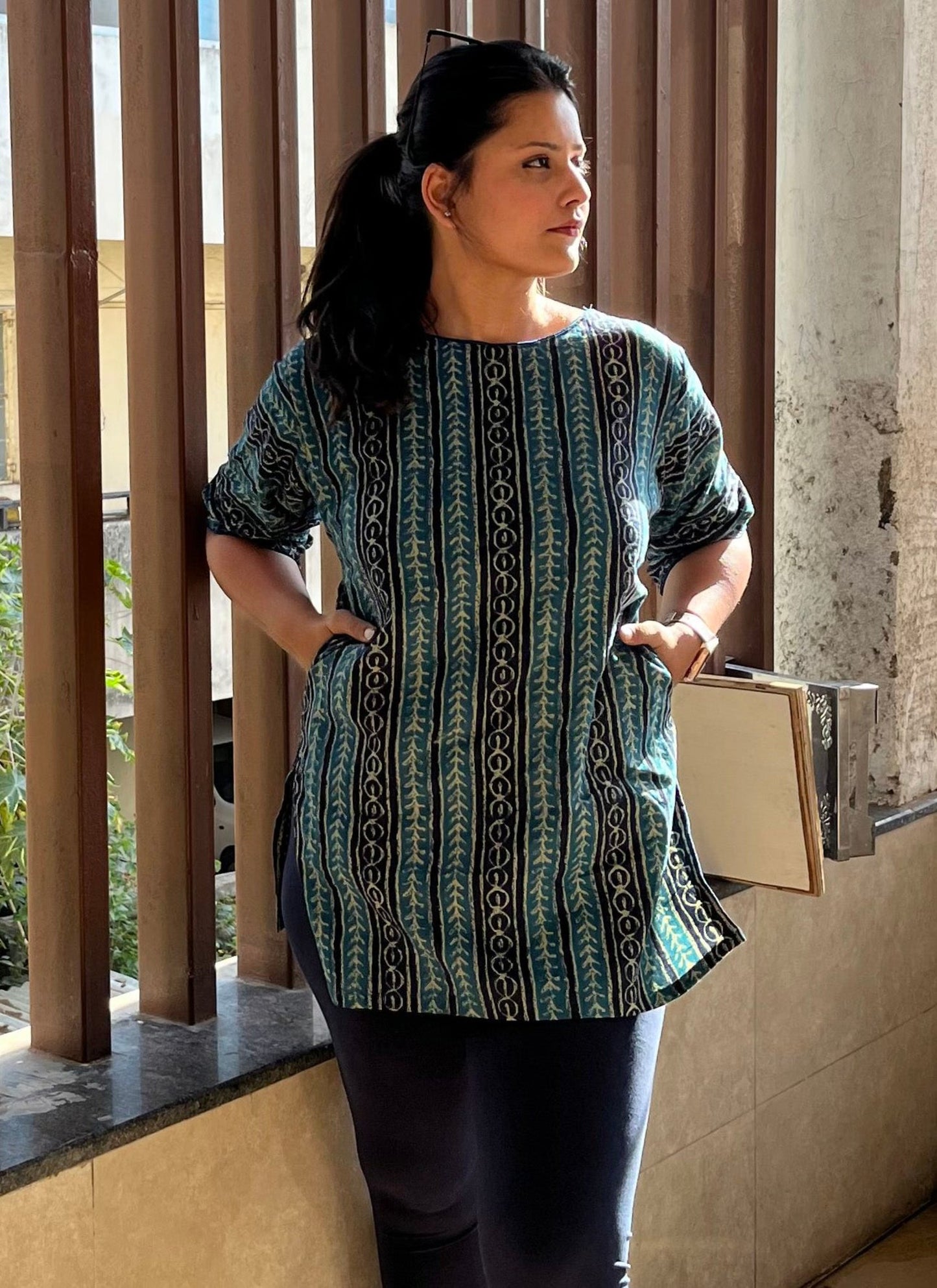 Sage AntiSweat Short Cotton Kurti
