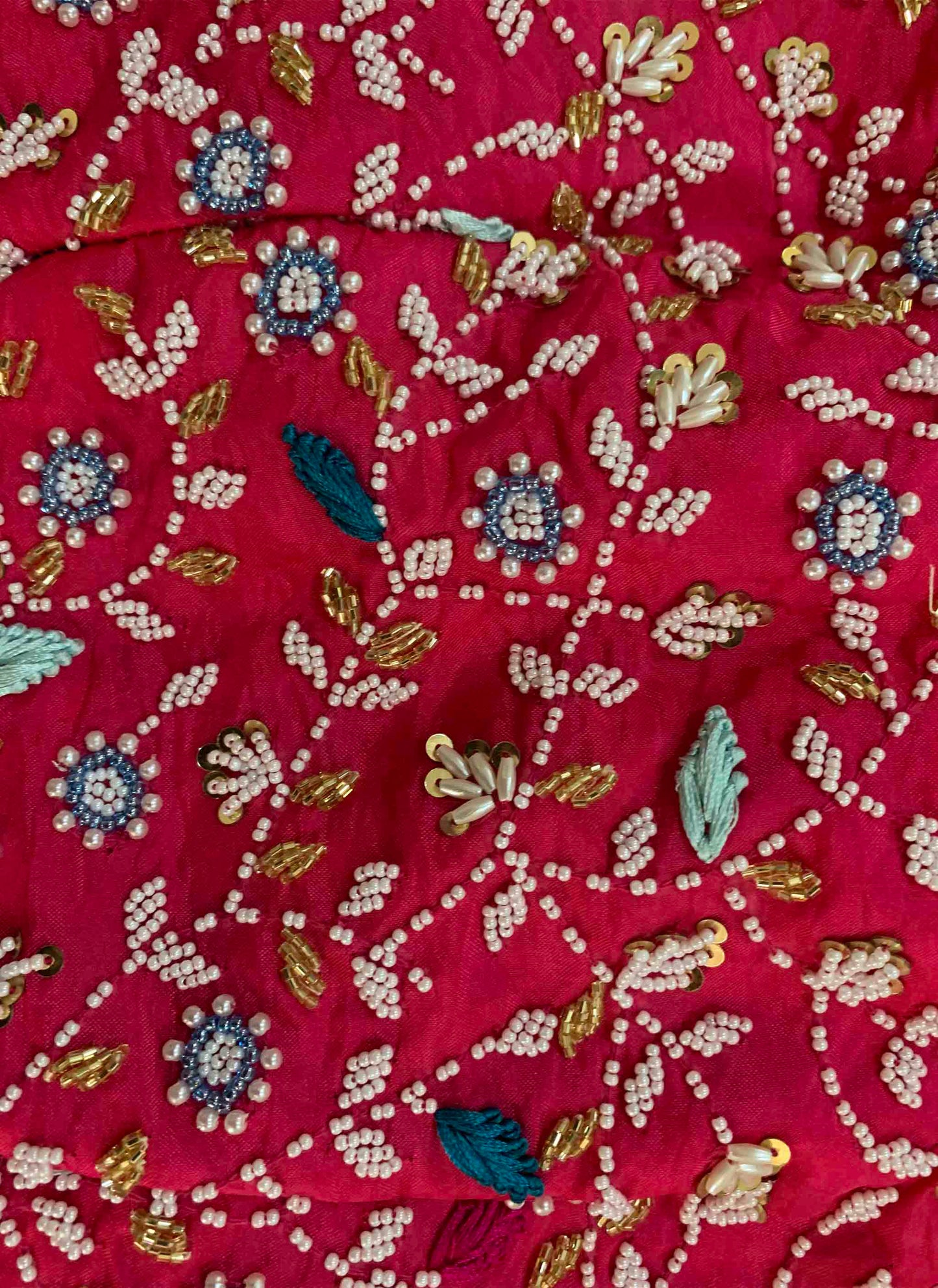 Pink Pearl Handwork Blouse